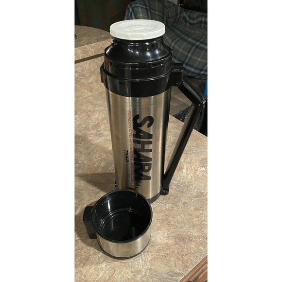 Vintage Tiger Sahara Pal Stainless Steel Vacuum Bottle NWC-1400 Capacity 1.39L - Picture 3 of 6